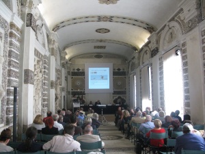 La sala delle conchiglie in villa Contarini di Piazzola sul Brenta.