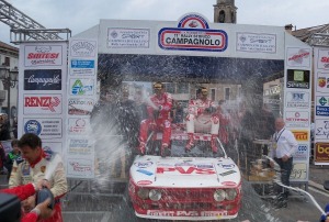Il bresciano “Pedro” in coppia con lucchese Emanuele Baldaccini hanno portato la Lancia Rally 037 Gruppo B sul gradino più alto del podio all'undicesima edizione del Rally Campagnolo aggiudicandosi anche la classifica del 4° Raggruppamento