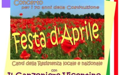 A Vicenza martedì 24 aprile all’Astra i Canti della Reistenza