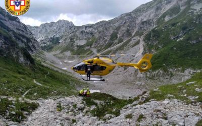 Infortunato in Val Sperlonga recuperato dall’elisoccorso
