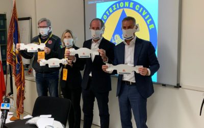 Da Grafiche Venete escono le mascherine “stampate” Regione del Veneto