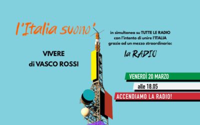 L’Italia suonò: oggi alle 18,05 in FM flash mob in 100 radio con “Vivere” di Vasco!