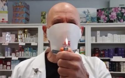 Coronavirus, non provate le mascherine con l’accendino: prendono fuoco! Fidatevi delle certificazioni sulla confezione! [VIDEO tailandese]