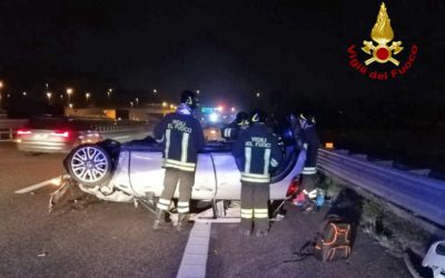 In A4 a Vicenza tamponamento tra 3 auto