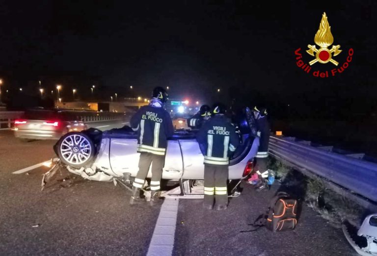 In A4 a Vicenza tamponamento tra 3 auto