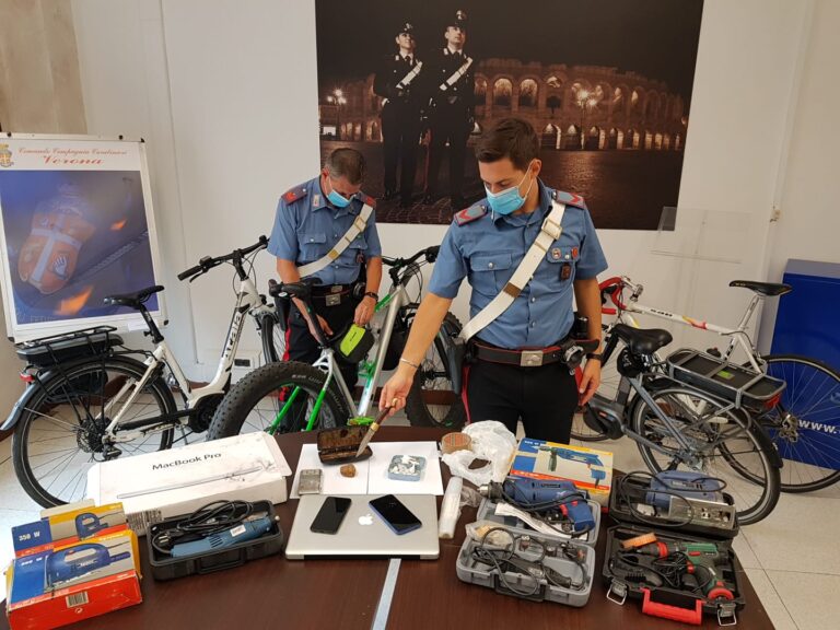 Arrestato spacciatore e ricettatore tunisino a Verona