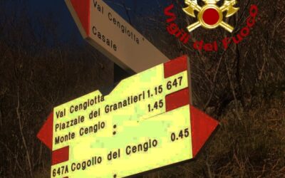 Salve due escursioniste: sorprese dal buio sulle pendici del Monte Cengio