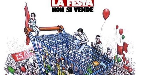 Sindacati del commercio chiedono la chiusura dei negozi il 25 aprile e il 1 maggio!