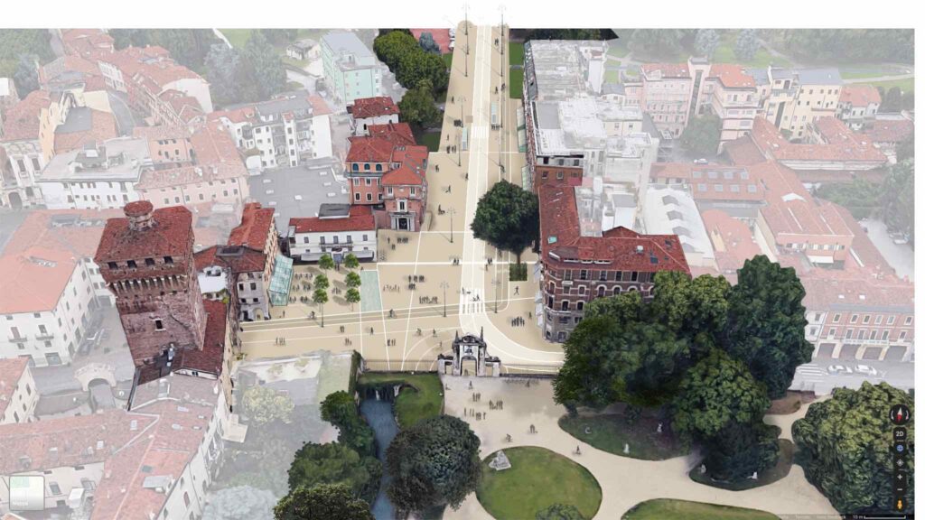 progetto su piazzale De Gasperi
