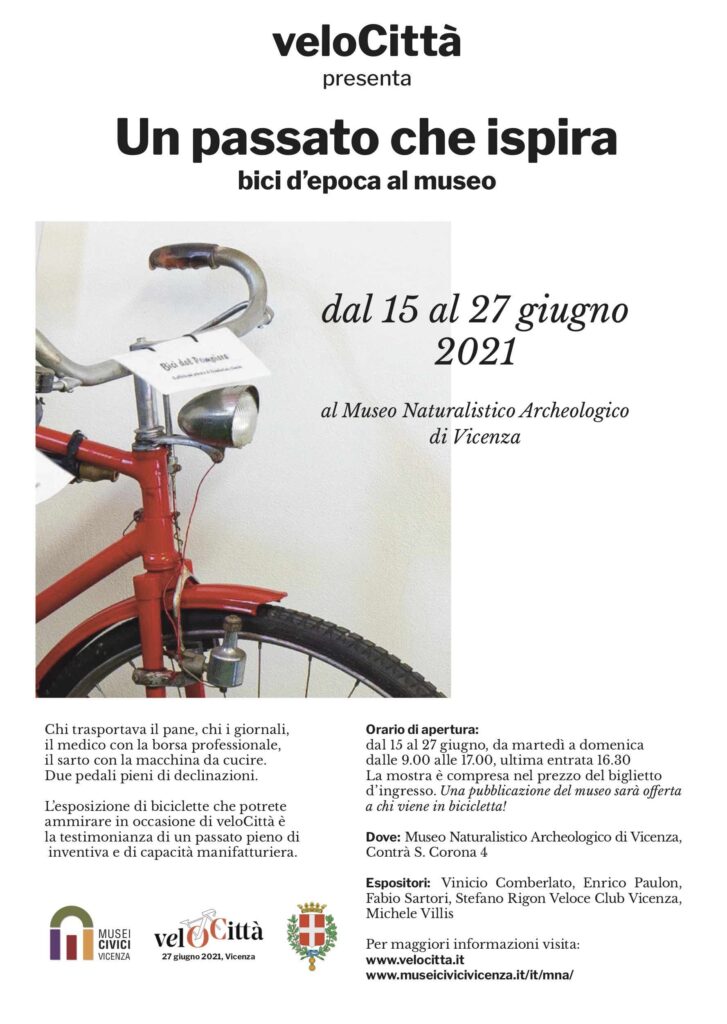 locandina aspettando velocittà mostra bici epoca