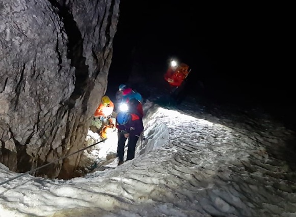Tre cime di Lavaredo: recuperate nella notte due giovani scalatrici boeme affaticate