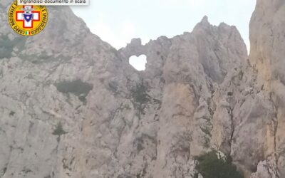 Coppia di escursionisti in difficoltà dopo essere stati al “cuore” sulle Pale dei Balconi