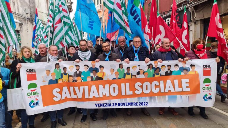 Bilancio Regione del Veneto – “Salviamo il sociale”: Cgil Cisl Uil  ascoltati al Ferro Fini