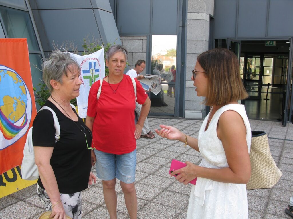 Chiara Luisetto con Marina Bergamin